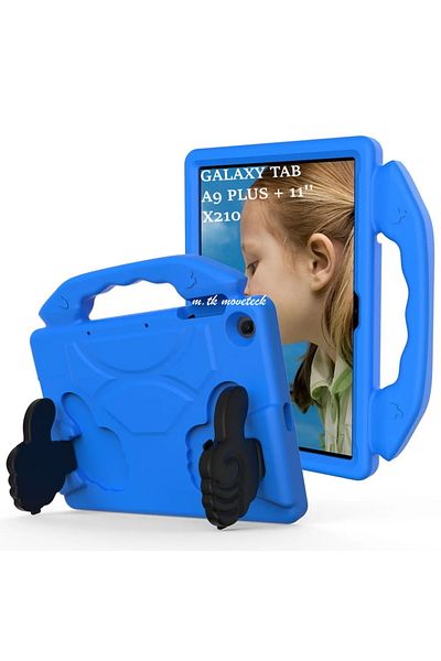 m.tk moveteck Samsung Galaxy Tab A9 + PLUS SM-X210 11 Inch Tablet Case for Kids with Stand Like Colorful Silicone