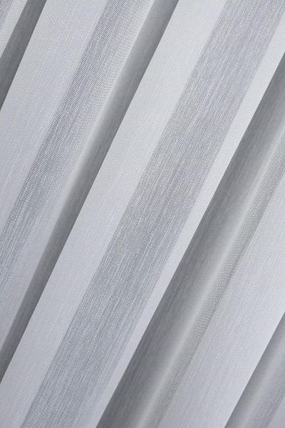 Zd Bamboo Slub Non-Wrinkle Iron Don't Want Tulle Curtain 1e 3layer Pleated Tulle
