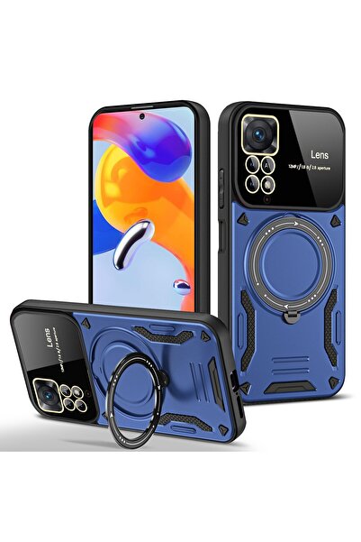 m.tk moveteck Xiaomi Redmi Note 12 Pro 4g Kılıf Magsafe Dönebilen Halkalı Sta...