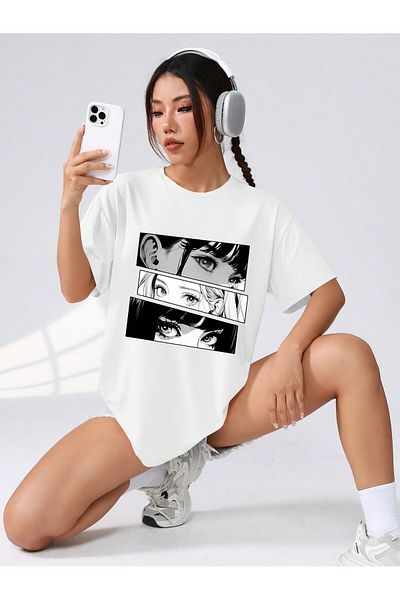 Jose Clothing Μπλουζάκι Unisex Oversize από οργανικό βαμβάκι με λευκή στάμπα - κοντομάνικο