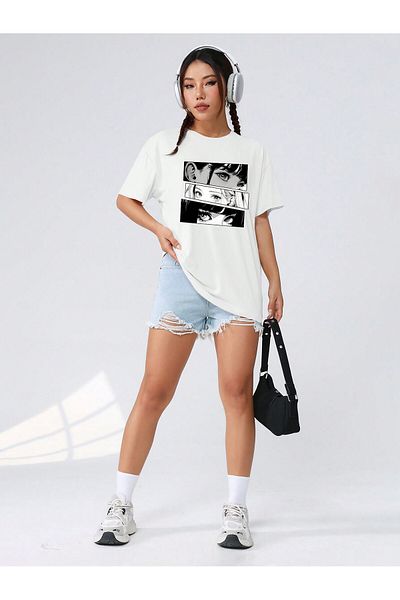 Jose Clothing Μπλουζάκι Unisex Oversize από οργανικό βαμβάκι με λευκή στάμπα - κοντομάνικο