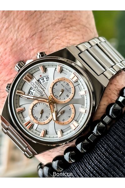 Ferrucci Function Special Design Men's Wristwatch + Bracelet