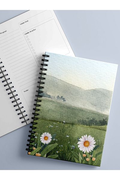 Fobinote Σημειωματάριο προγραμματισμού 80 ημερών Daily Planner - Σημειωματάριο A5 με σπείρα