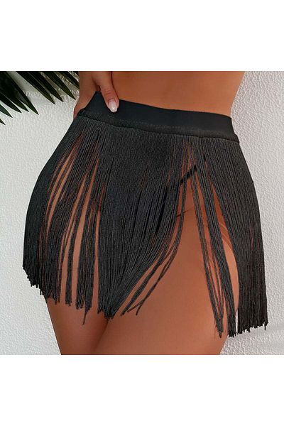ŞAHPERA BUTİK Tassel pareo skirt