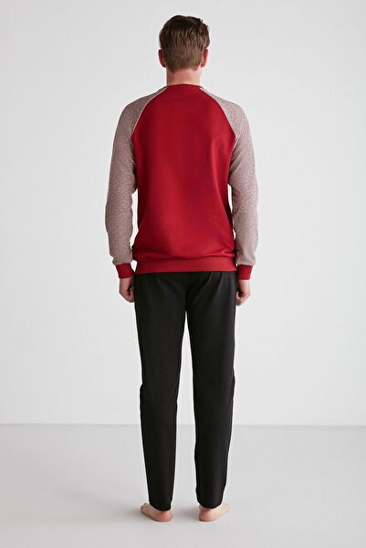 U.S. Polo Assn. U.S. POLO ASSN. 18712 Erkek Yuvarlak Yaka Pijama Takımı