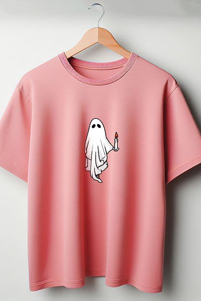 Vordevia Μπλουζάκι με στάμπα Ghost Oversize