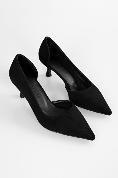 Shoeberry Dámské semišové jehly Aurna Black