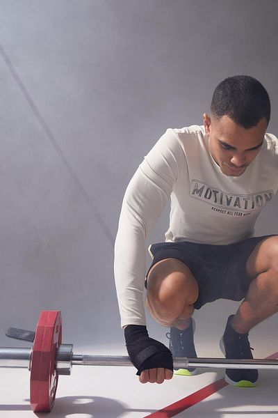 DeFacto Φούτερ Fit Motivation Printed Slim Fit Crew Neck Φούτερ