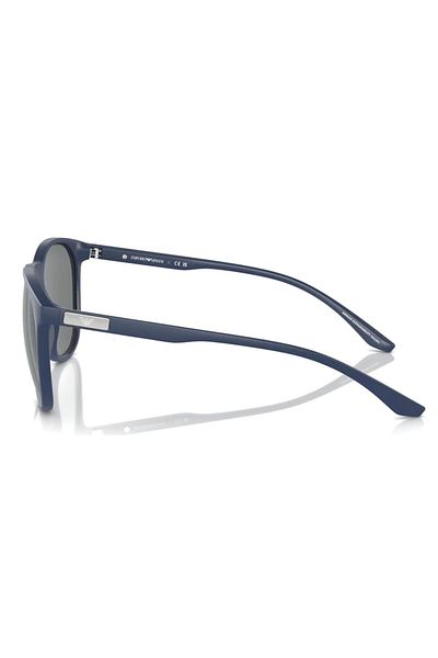 Emporio Armani Man Phantos Sunglasses- Ea 4210 - Lense Size:56mm - Matte Bluette
