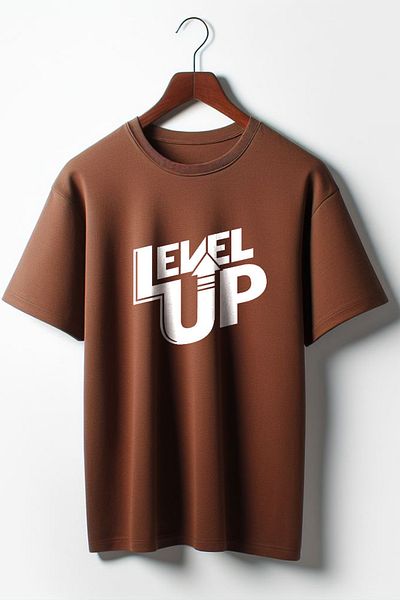 Vordevia Тениска с овърсайз принт Level Up