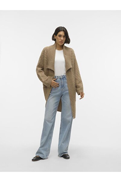 Vero Moda Strickjacke VMLIV LS UZUN AÇIK COTIGAN EXC