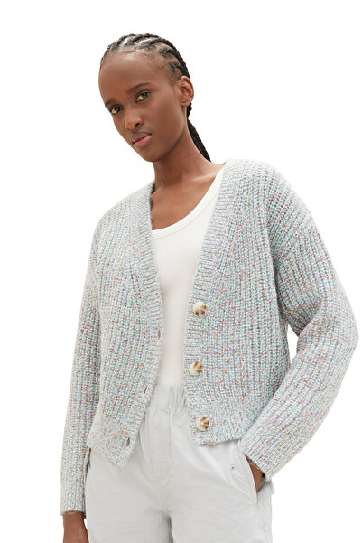 Tom Tailor Denim Γυναίκες/Κορίτσια Ενήλικες μπεζ πολύχρωμες μουλινές