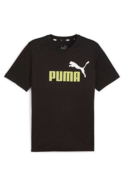 Puma بدلة رياضية بشعار ESS+ Essentials 2 Col Herren - Rundhals، Kurzarm، uni