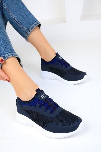 SOHO Marineblaue Damen Sneakers 15226