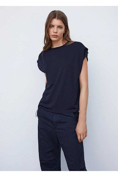 MANGO Woman Short-sleeved Oversize T-shirt