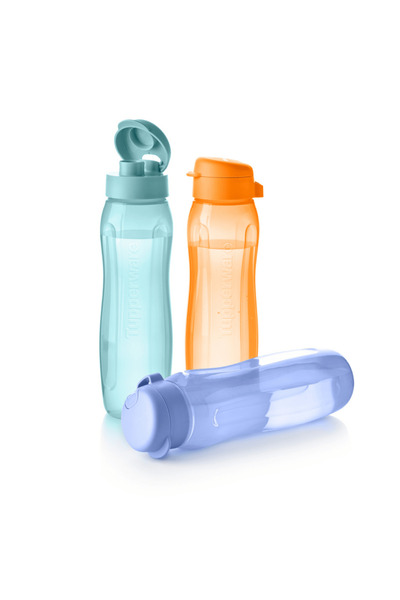 CANDAN TİCARET Tupperware Eco+ Şişe 750 ml İnce 3'lü Set