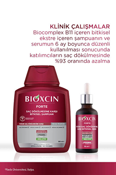 Bioxcin Forte Yoğun Saç Dökülmesine Karşı Bakım Şampuanı 300 Ml - 3 Al 2 Öde