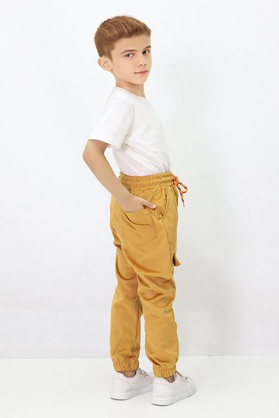 CANBİX Boy's Velvet Trousers with Gluing Pockets