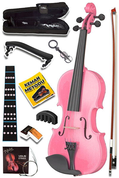 Midex Hga24pink-tys Pembe 1/2 Çocuk Kemanı (8-10 Yaş Için)
