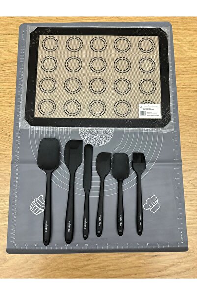 nannoo then مجموعة ملعقة سيليكون وملعقة سيليكون من السيليكون باللون الرمادي.