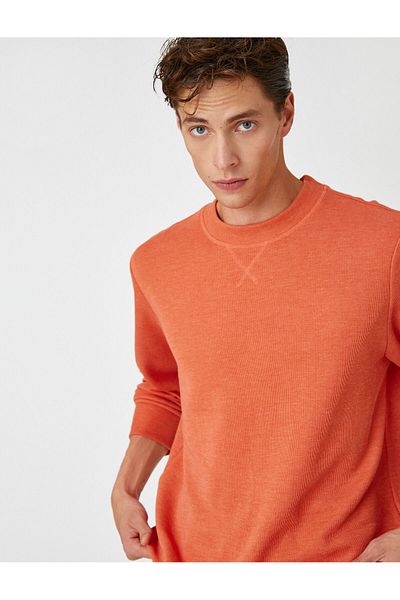 Orange Men Sweaters Bright and Cozy Knitwear Trendyol