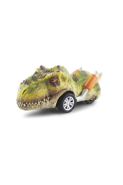 Toyaş Dinozor Oyuncak Tyrannosaurus Mini Dinozor Arabası Oyuncak Çek Bırak Di...