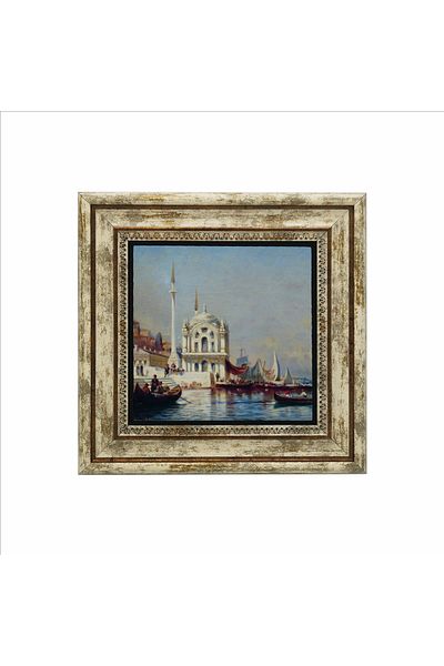 Sadrazam Masa din piatra naturala imprimata Moscheea Ortaköy 25x25 Krt-38