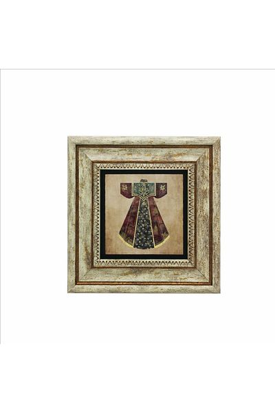 Sadrazam Pictură din piatră naturală imprimată caftan palat otoman 20x20 Krt-83