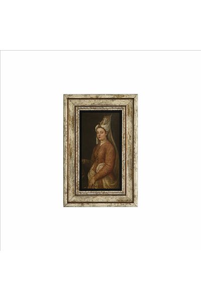 Sadrazam Hürrem Sultan Printed Natural Stone Painting 20X30 Drt-25