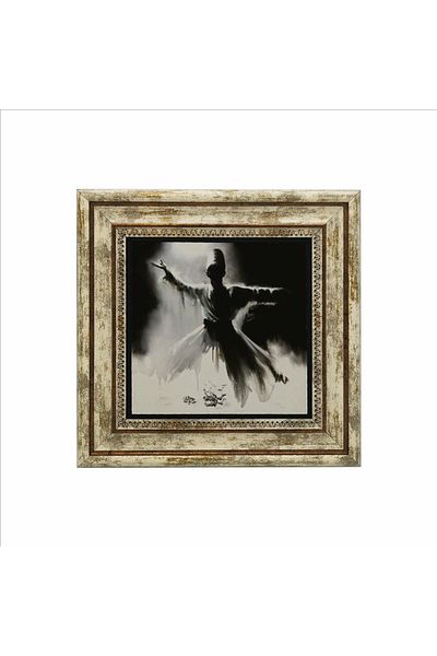 Sadrazam Pictură cu piatră naturală imprimată Dervish 25x25 Krt-75