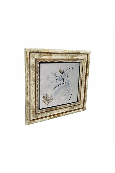 Sadrazam Pictură cu piatră naturală imprimată Dervish 25x25 Krt-72