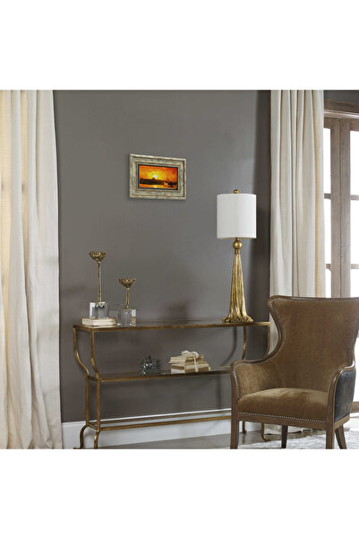 Sadrazam Pictură cu piatră naturală imprimată orizontul Istanbul 20x30 Drt-7