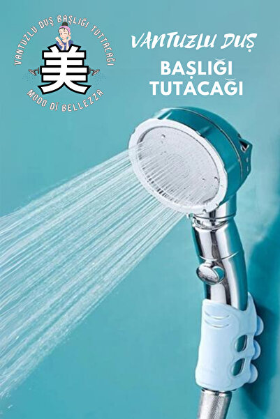 Modo Di Bellezza Vantuzlu Duş Başlığı Tutacağı Silikon Vantuzlu Banyo Başlığı...