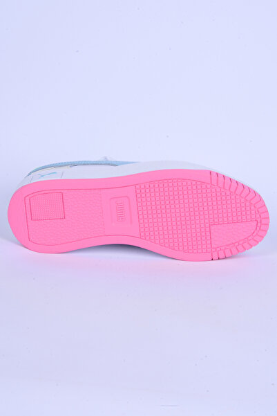 Puma 389390-21 Carina Street Deri Ortopedik Taban Kadın Günlük Beyaz-turkuaz Spor Ayakkabı