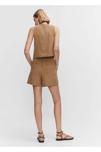MANGO Woman Elastik belli şort