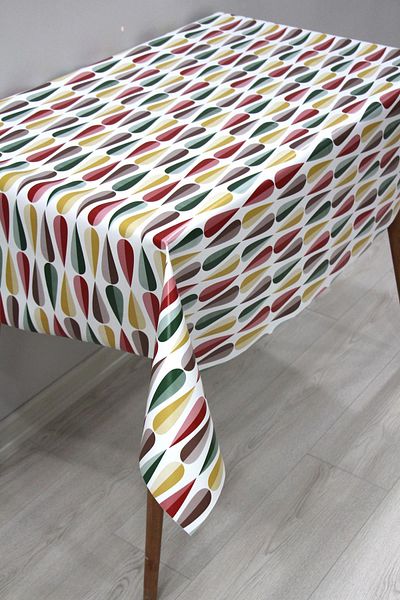DDHOME Lined Erasable PVC Oilcloth Tablecloth 132-b
