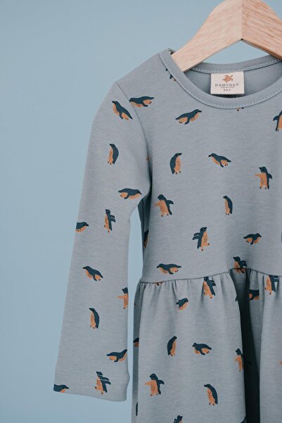 BABYBEK Rochie de pijama pinguin pentru fete