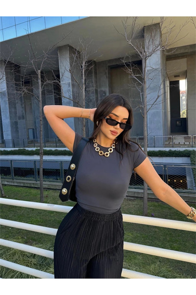 khar Short Sleeve Polyemit blouse