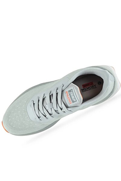Jump 29716 Erkek GRİ Bağcıklı Memory Foam Hafızalı Tabanlık Ortopedik Spor Ayakkabı