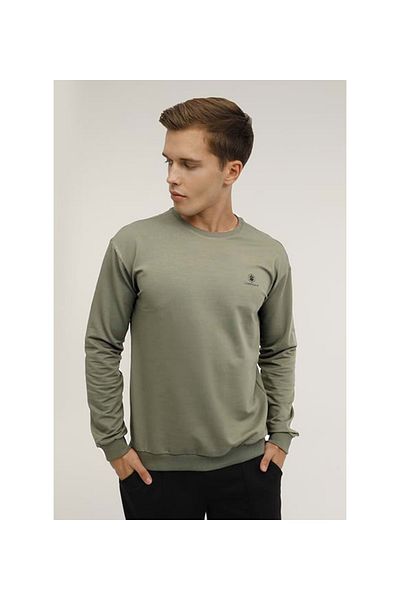 lumberjack M-SN75 BSC C NECK SW 3PR ΑΝΔΡΙΚΟ ΦΟΥΤΕΡ - A.KHAKI - S - ST06613-A.KHAKI-S