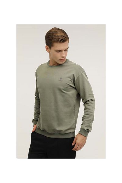lumberjack M-SN75 BSC C NECK SW 3PR ΑΝΔΡΙΚΟ ΦΟΥΤΕΡ - A.KHAKI - S - ST06613-A.KHAKI-S