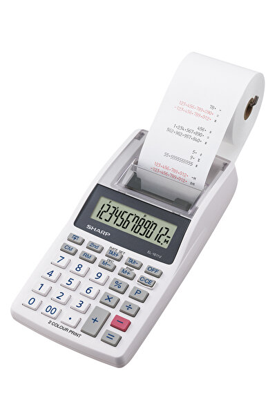 Sharp EL-1611V 12 Hane Şeritli Hesap Makinesi