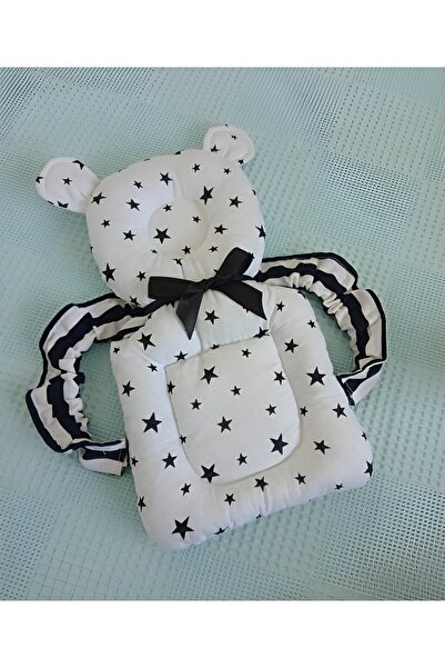 Wenaris وسادة حماية رأس الطفل والرقبة مصنوعة من نسيج القطن بنسبة 100% الأبعاد: 33x19 سم