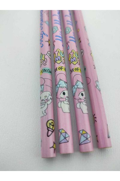 SANRIO MyMelody Patterned HB Pencils 4 Pieces