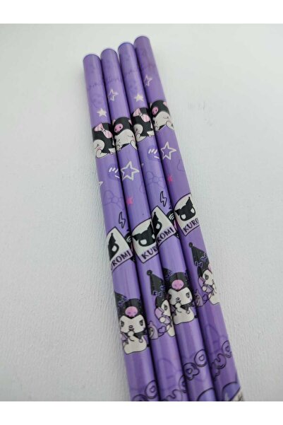 SANRIO Kuromi Patterned HB Pencils 4 Pieces