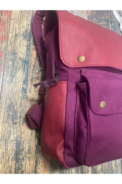Street Bag Δερμάτινο σακίδιο πλάτης Geronimo με κάλυμμα καθημερινής χρήσης Σχολική τσάντα ταξιδιού για κάμπινγκ