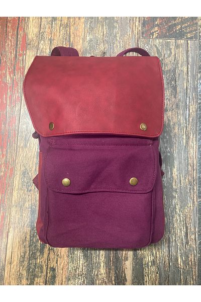 Street Bag Δερμάτινο σακίδιο πλάτης Geronimo με κάλυμμα καθημερινής χρήσης Σχολική τσάντα ταξιδιού για κάμπινγκ