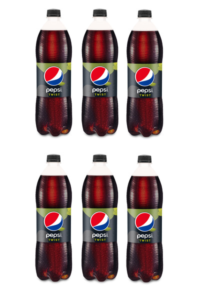 Pepsi Twist Limon Aromalı Şekersiz Kola 1 Lt X 6 Adet
