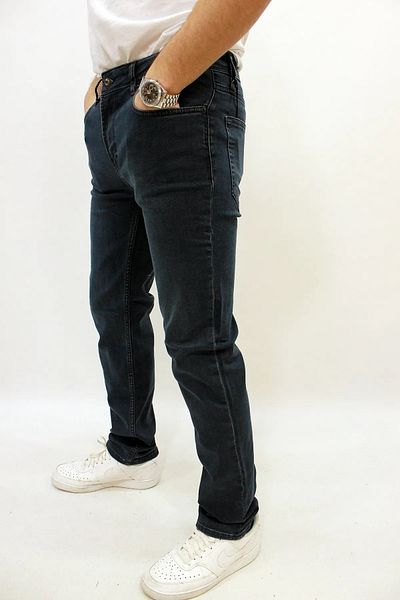 Twister Jeans بنطال جينز رجالي من الليكرا ذو قصة مستقيمة باللون الأزرق الداكن مارتن 704-02 بني داكن