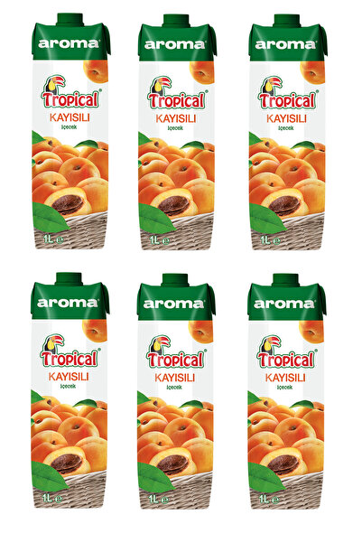 Aroma Tropical Kayısılı İçecek 1 Lt X 6 Adet